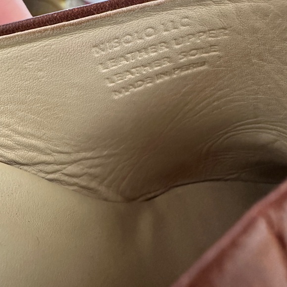 Nisolo All-Day leather upper and sole heel mule slide rust brown size 6.5 - Picture 10 of 10